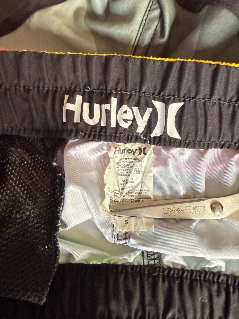 Hurley Women's Multicolor Colorblock Athletic Pull-On Board Shorts Size Small - Picture 5 of 7